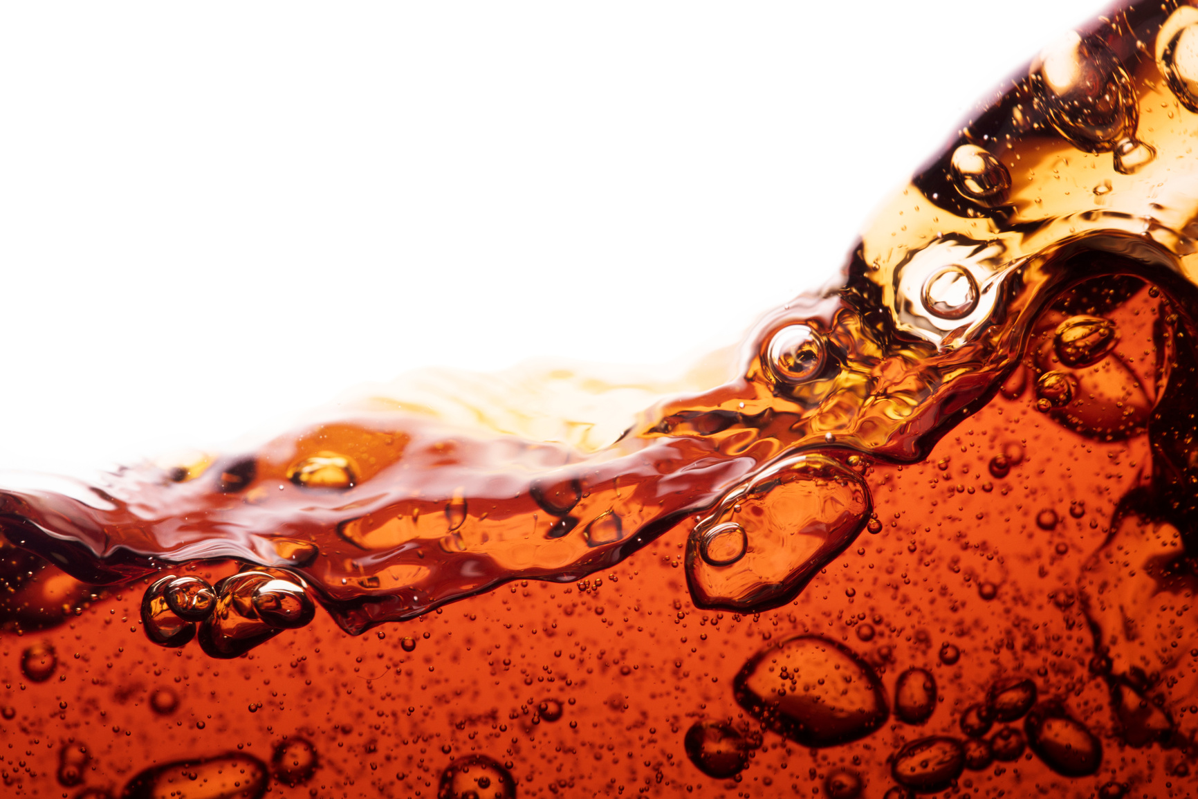 Splashing Coke soda